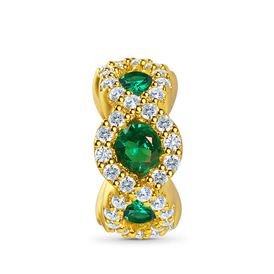 Gnoce Oval Cut Emerald Stopper for Charm_1