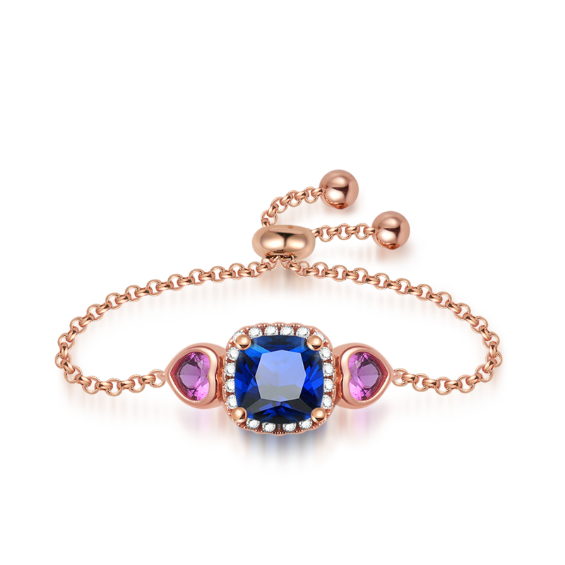 Gnoce Blue Sapphire Adjustable Ring_1