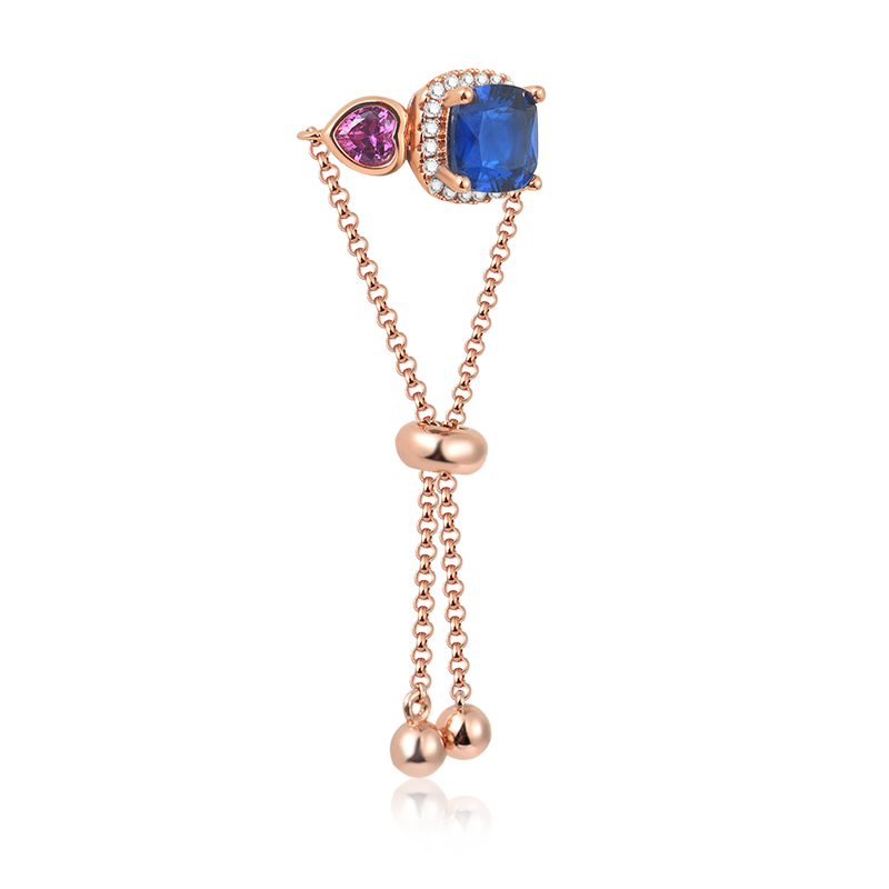 Gnoce Blue Sapphire Adjustable Ring_2