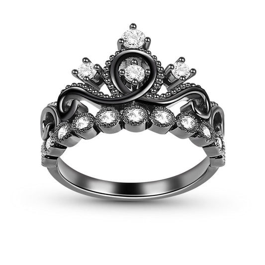 Gnoce Princess Tiara Crown Ring_1