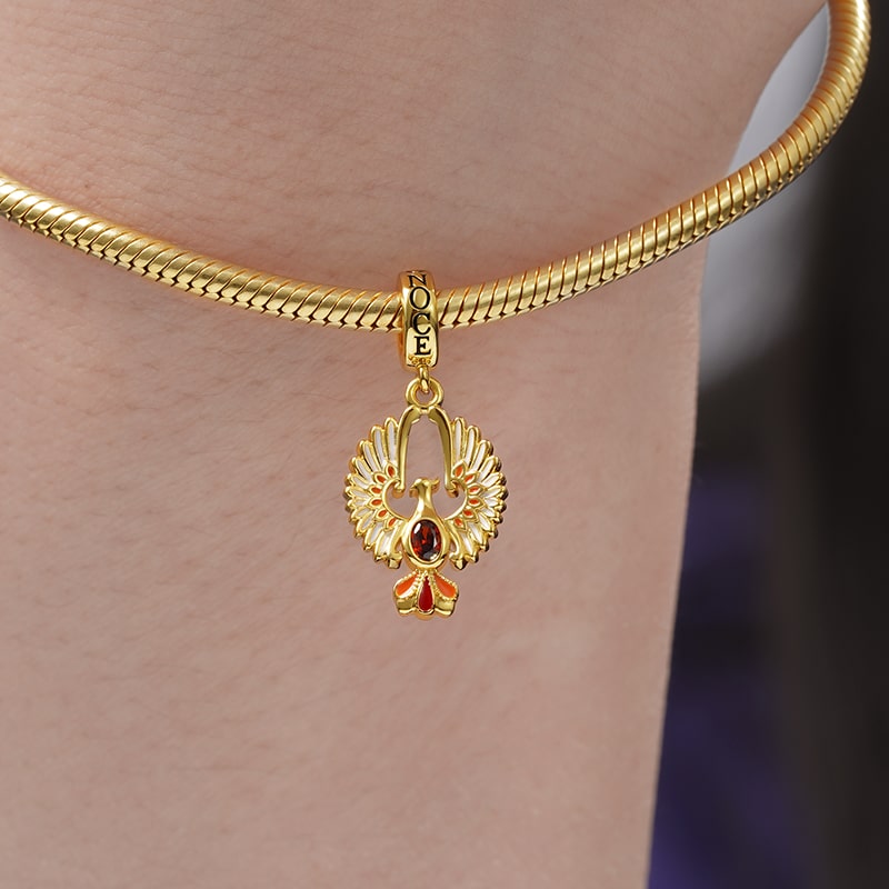 Gnoce Golden Phoenix Charm_3