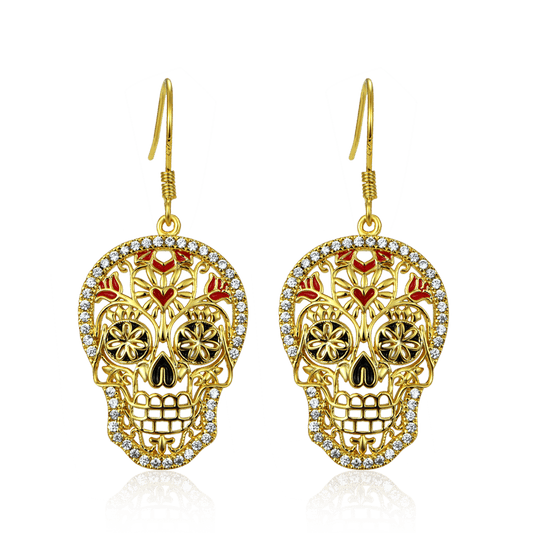 Gnoce Skull Dangle Earrings_1