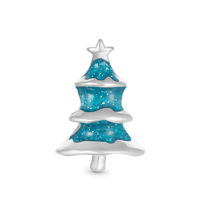 Charm Albero Di Natale Blu